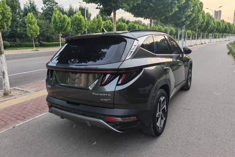 Used Hyundai Tucson 2023 Tucson L 1.5T Automatic Two-Wheel Drive DLX Luxury Edition Rear Right 45 Deg