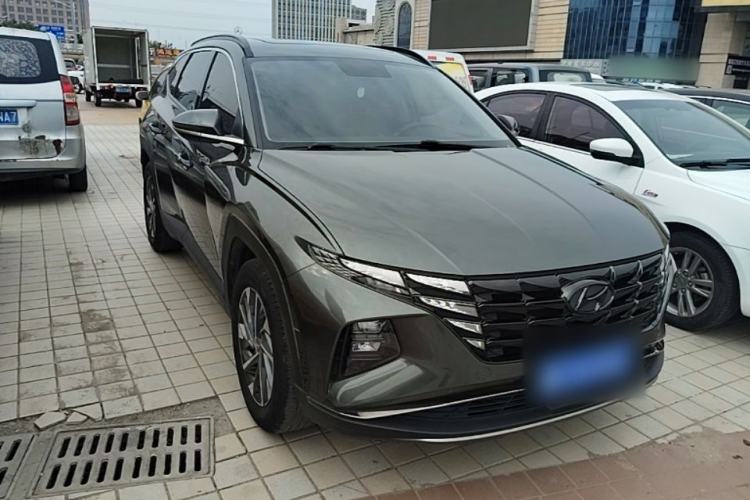 Used Hyundai Tucson 2023 Tucson L 1.5T Automatic Two-Wheel Drive GLX Elite Edition Front Right 45 Deg
