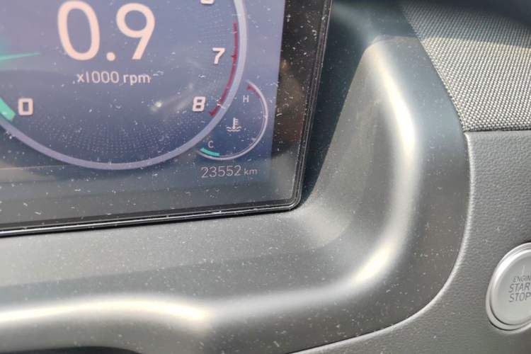 Used Hyundai Tucson 2023 Tucson L 1.5T Automatic Two-Wheel Drive LUX Prestige Edition Odometer Close Up