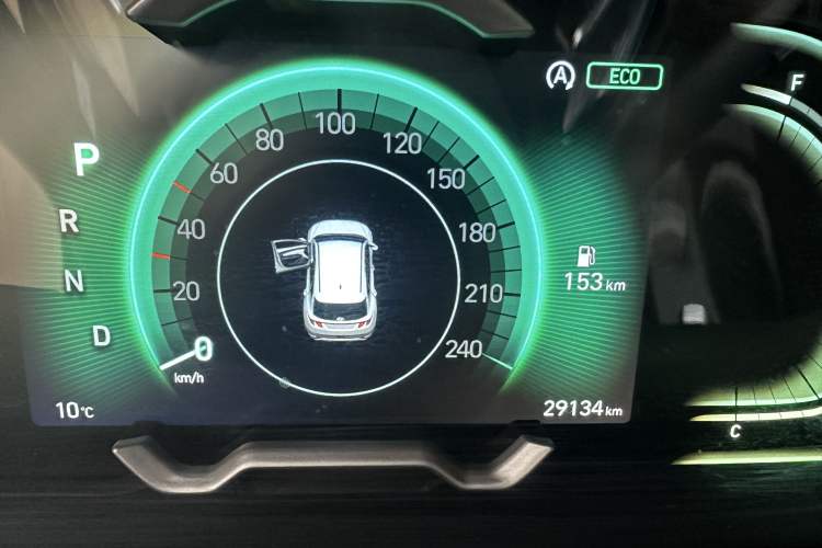 Used Hyundai Tucson 2023 Tucson L 1.5T Automatic Two-Wheel Drive GLX Elite Edition Odometer Close Up