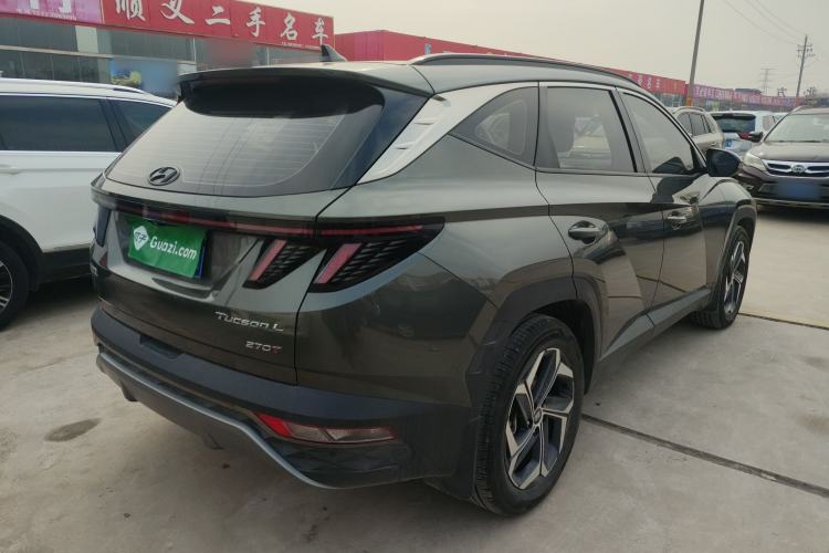 Used Hyundai Tucson 2023 Tucson L 1.5T Automatic Two-Wheel Drive DLX Luxury Edition Rear Right 45 Deg