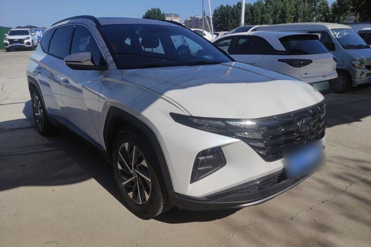 Used Hyundai Tucson 2023 Tucson L 1.5T Automatic Two-Wheel Drive GLX Elite Edition Front Right 45 Deg