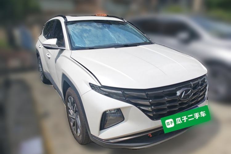 Used Hyundai Tucson 2023 Tucson L 1.5T Automatic Two-Wheel Drive GLX Elite Edition Front Right 45 Deg