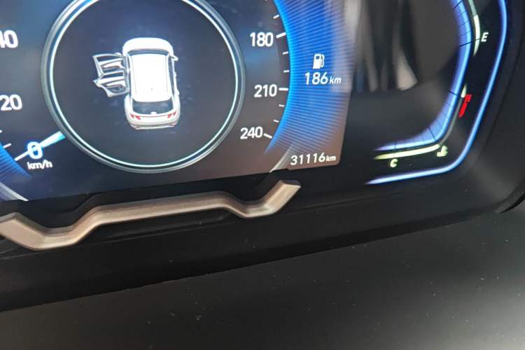 Used Hyundai Tucson 2023 Tucson L 1.5T Automatic Two-Wheel Drive DLX Luxury Edition Odometer Close Up