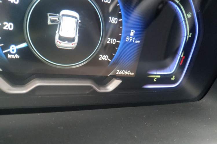Used Hyundai Tucson 2023 Tucson L 1.5T Automatic Two-Wheel Drive DLX Luxury Edition Odometer Close Up
