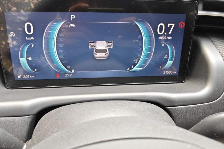 Used Hyundai Tucson 2023 Tucson L 1.5T Automatic Two-Wheel Drive LUX Prestige Edition Odometer Close Up