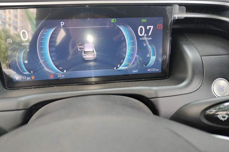 Used Hyundai Tucson 2023 Tucson L 1.5T Automatic Two-Wheel Drive LUX Prestige Edition Odometer Close Up