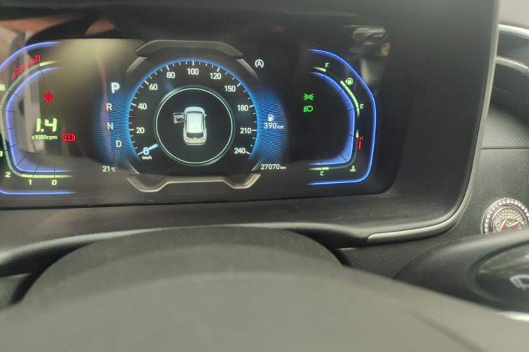 Used Hyundai Tucson 2023 Tucson L 1.5T Automatic Two-Wheel Drive DLX Luxury Edition Odometer Close Up