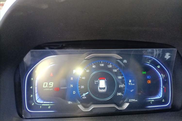 Used Hyundai Tucson 2023 Tucson L 1.5T Automatic Two-Wheel Drive GLX Elite Edition Odometer Close Up