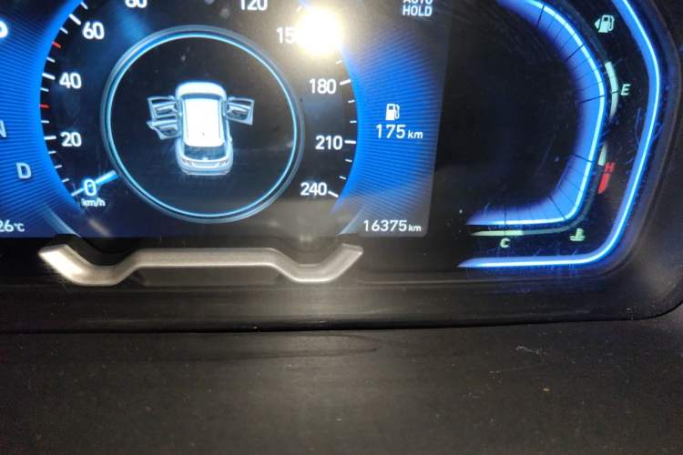 Used Hyundai Tucson 2023 Tucson L 1.5T Automatic Two-Wheel Drive GLX Elite Edition Odometer Close Up