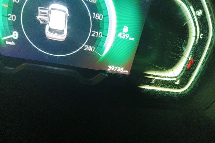 Used Hyundai Tucson 2023 Tucson L 1.5T Automatic Two-Wheel Drive GLX Elite Edition Odometer Close Up