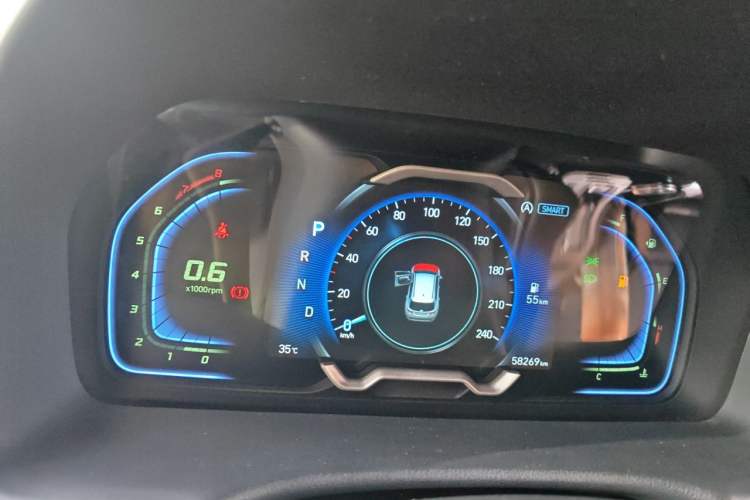 Used Hyundai Tucson 2023 Tucson L 1.5T Automatic Two-Wheel Drive GLX Elite Edition Odometer Close Up