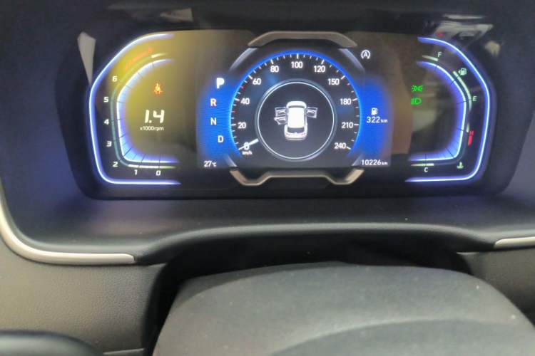 Used Hyundai Tucson 2023 Tucson L 1.5T Automatic Two-Wheel Drive GLX Elite Edition Odometer Close Up