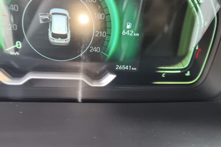 Used Hyundai Tucson 2023 Tucson L 1.5T Automatic Two-Wheel Drive DLX Luxury Edition Odometer Close Up