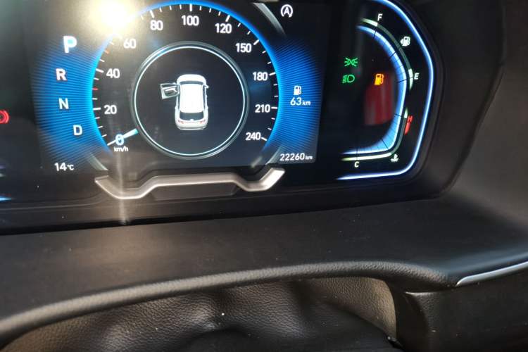 Used Hyundai Tucson 2023 Tucson L 1.5T Automatic Two-Wheel Drive DLX Luxury Edition Odometer Close Up