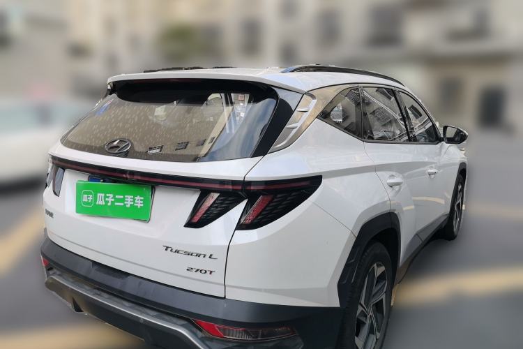 Used Hyundai Tucson 2023 Tucson L 1.5T Automatic Two-Wheel Drive DLX Luxury Edition Rear Right 45 Deg