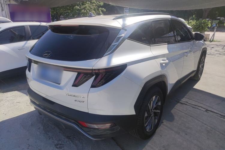 Used Hyundai Tucson 2023 Tucson L 1.5T Automatic Two-Wheel Drive GLX Elite Edition Rear Right 45 Deg