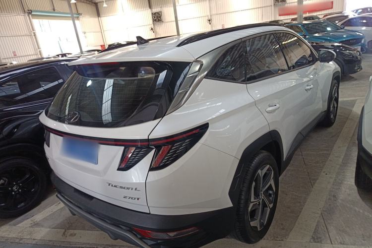Used Hyundai Tucson 2023 Tucson L 1.5T Automatic Two-Wheel Drive DLX Luxury Edition Rear Right 45 Deg