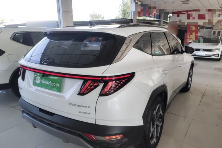Used Hyundai Tucson 2023 Tucson L 1.5T Automatic Two-Wheel Drive DLX Luxury Edition Rear Right 45 Deg