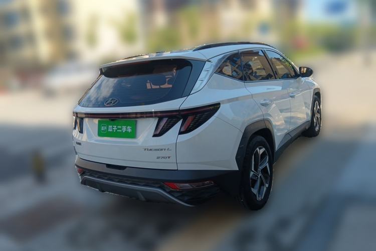 Used Hyundai Tucson 2023 Tucson L 1.5T Automatic Two-Wheel Drive DLX Luxury Edition Rear Right 45 Deg