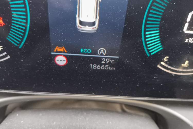 Used Hyundai Tucson 2025 Tucson L 1.5T Elite Edition Odometer Close Up