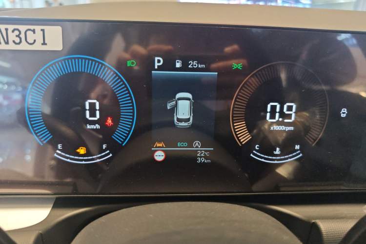 Used Hyundai Tucson 2025 Tucson L 1.5T Elite Edition Odometer Close Up