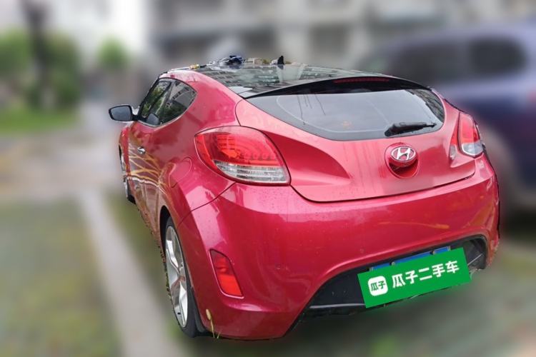 Used Hyundai Veloster 2011 1.6L Automatic Flagship Edition Rear Left 45 Deg
