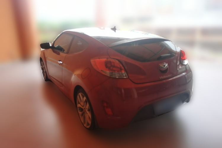 Used Hyundai Veloster 2011 1.6L Automatic Luxury Edition Rear Left 45 Deg