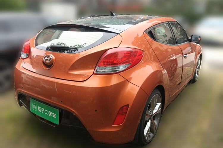 Used Hyundai Veloster 2011 1.6L Automatic Flagship Edition Rear Right 45 Deg