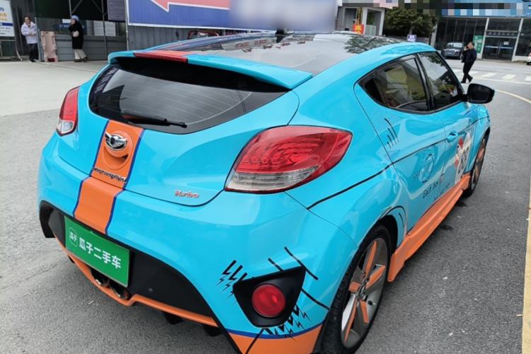 Used Hyundai Veloster 2012 1.6T Automatic Luxury Edition Rear Right 45 Deg