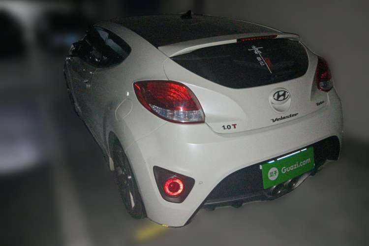 Used Hyundai Veloster 2012 1.6T Automatic Luxury Edition Rear Left 45 Deg