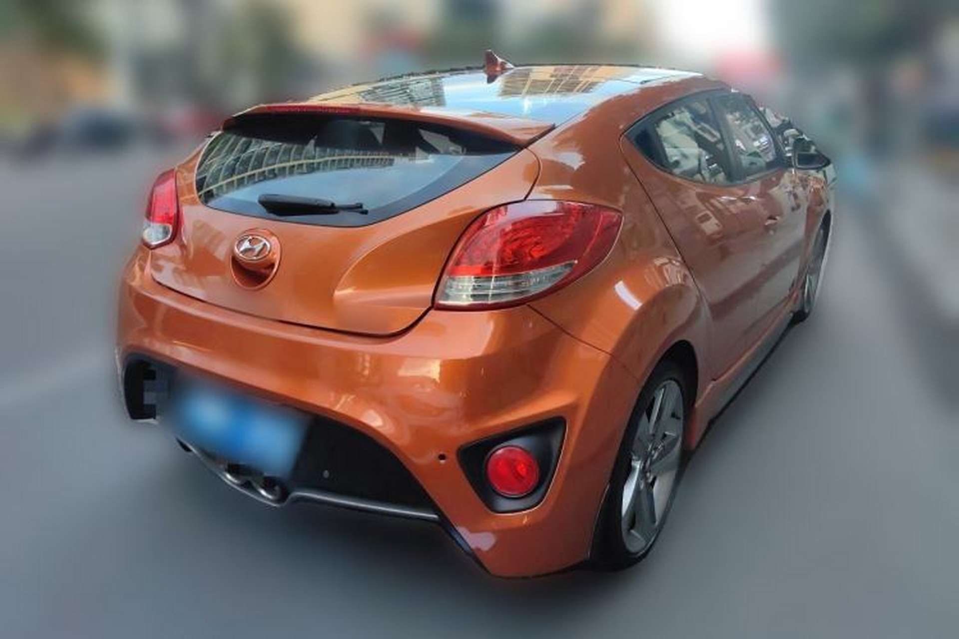 Used Hyundai Veloster 2012 1.6T Automatic Luxury Edition Rear Right 45 Deg