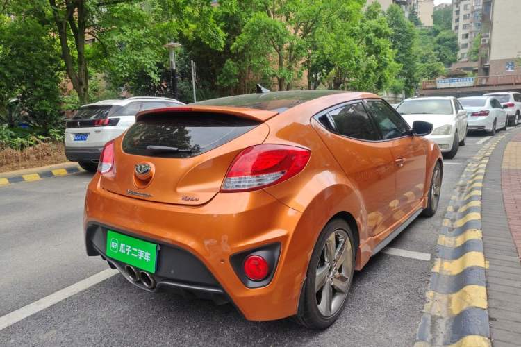 Used Hyundai Veloster 2012 1.6T Automatic Luxury Edition Rear Right 45 Deg