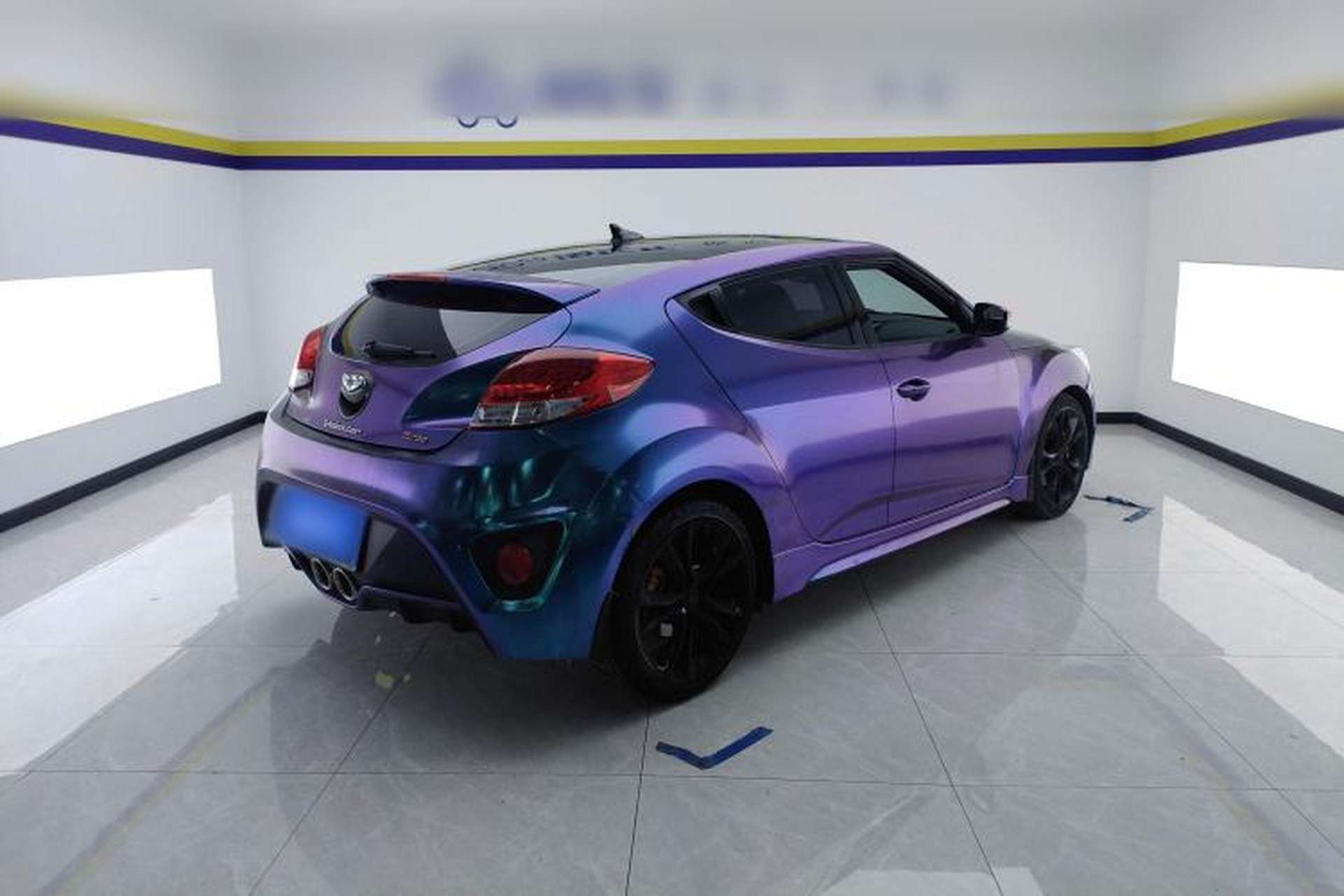 Used Hyundai Veloster 2015 1.6T Automatic Luxury Edition Rear Right 45 Deg