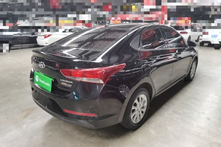 Used Hyundai Verna (new generation) 2016 1.4L Manual Cool Edition GLS Rear Right 45 Deg