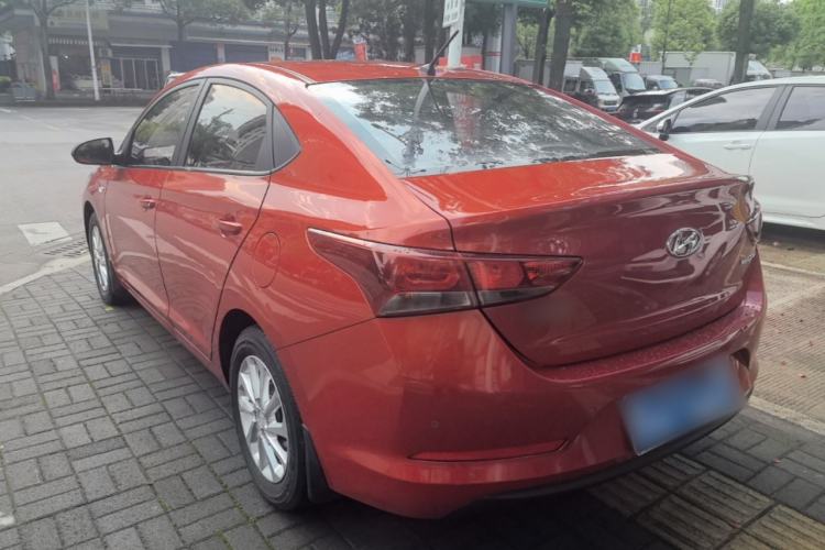 Used Hyundai Verna (new generation) 2016 1.4L Automatic Cool Edition GLS Rear Left 45 Deg