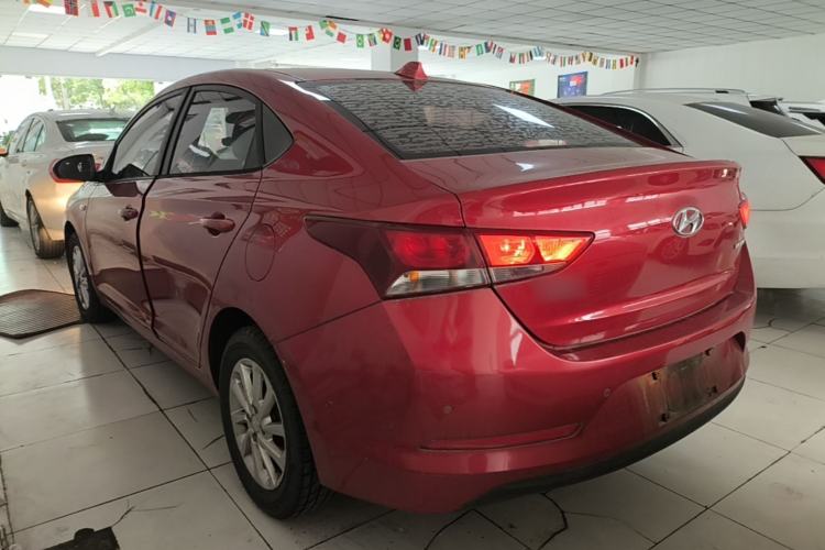 Used Hyundai Verna (new generation) 2016 1.4L Automatic Cool Edition GLS Rear Left 45 Deg