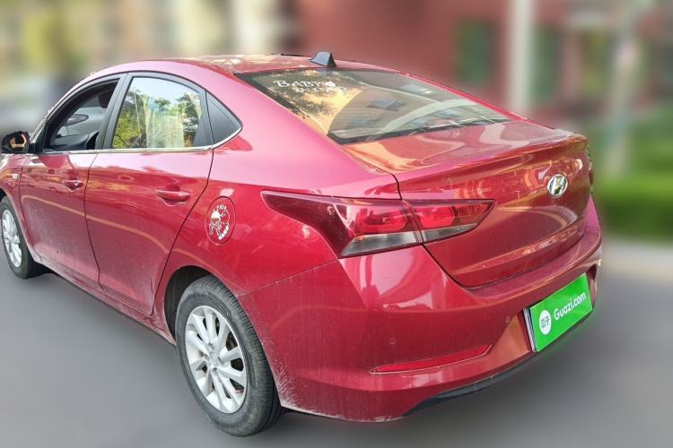 Used Hyundai Verna (new generation) 2016 1.4L Manual Cool Edition GLS Rear Left 45 Deg