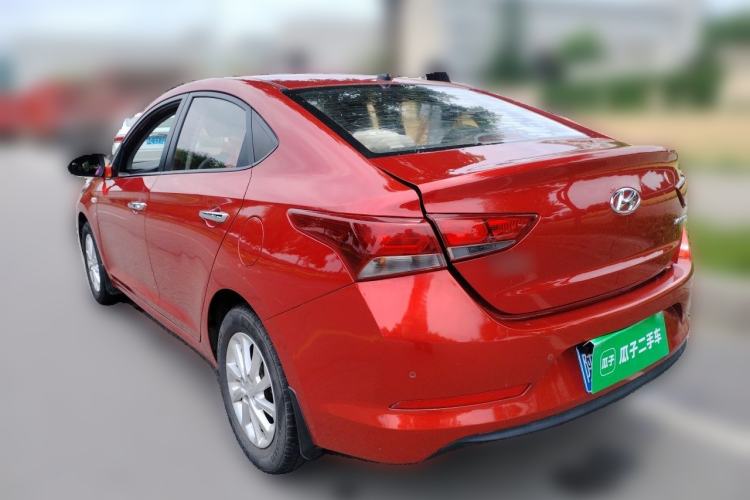 Used Hyundai Verna (new generation) 2016 1.4L Automatic Sport Edition Rear Left 45 Deg