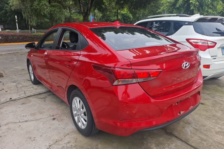 Used Hyundai Verna (new generation) 2016 1.4L Manual Cool Edition GLS Rear Left 45 Deg