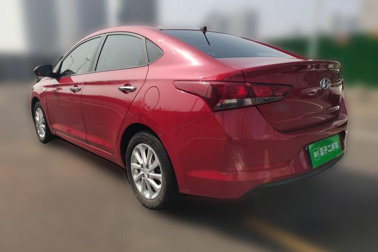 Used Hyundai Verna (new generation) 2016 1.4L Automatic Cool Edition GLS Rear Left 45 Deg