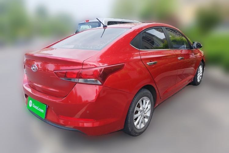 Used Hyundai Verna (new generation) 2016 1.4L Automatic Elite Edition TOP Rear Right 45 Deg