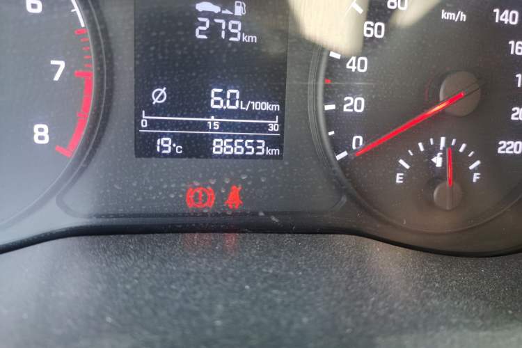 Used Hyundai Verna (new generation) 2016 1.4L Manual Cool Edition GLS Odometer Close Up