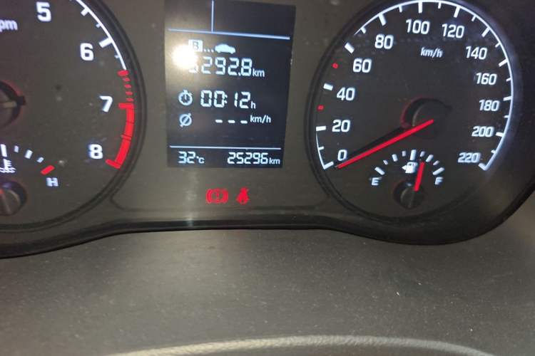 Used Hyundai Verna (new generation) 2016 1.4L Manual Cool Edition GLS Odometer Close Up