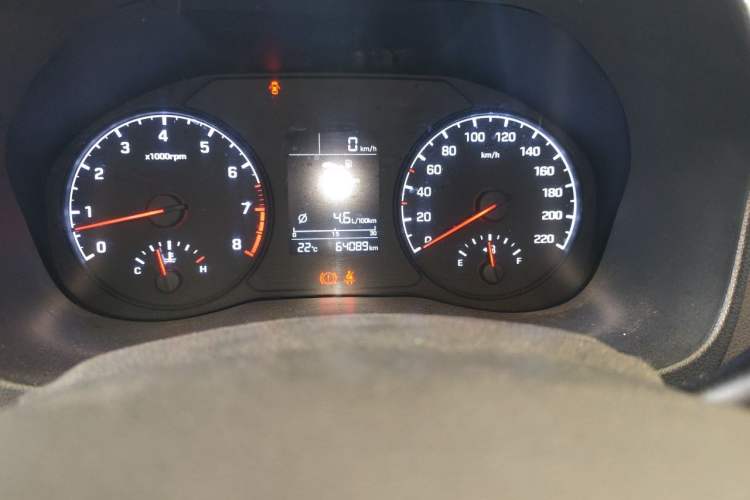 Used Hyundai Verna (new generation) 2016 1.4L Manual Cool Edition GLS Odometer Close Up