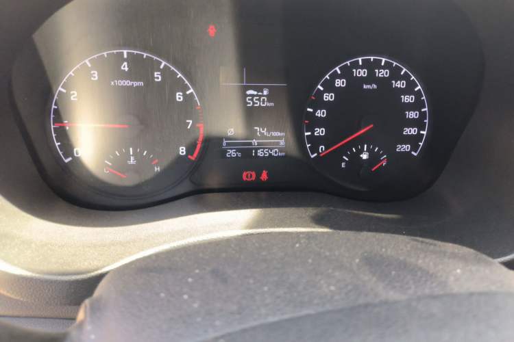 Used Hyundai Verna (new generation) 2016 1.4L Manual Cool Edition GLS Odometer Close Up