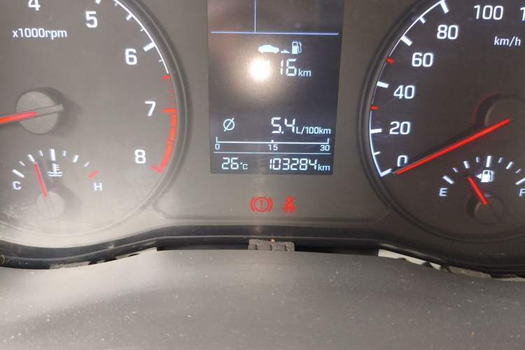 Used Hyundai Verna (new generation) 2016 1.4L Manual Youth Edition GS Odometer Close Up
