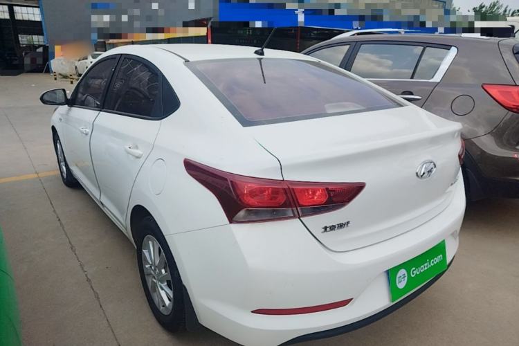 Used Hyundai Verna (new generation) 2016 1.4L Automatic Cool Edition GLS Rear Left 45 Deg