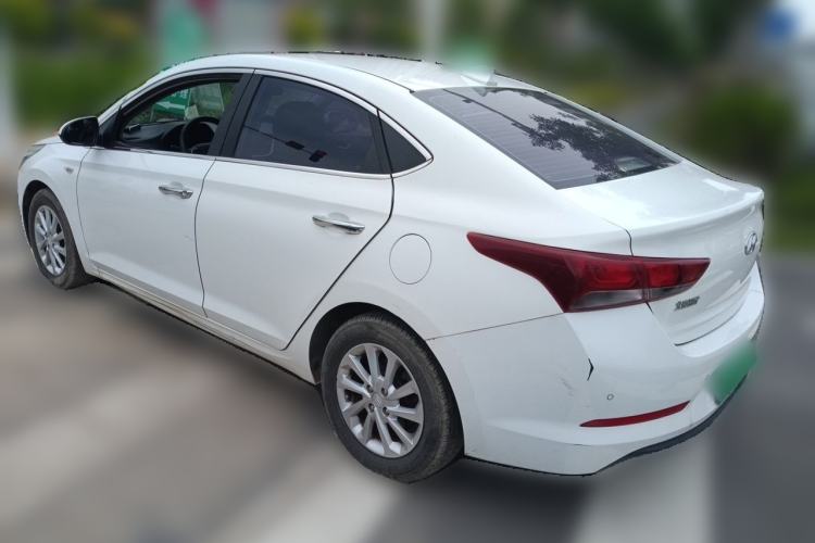 Used Hyundai Verna (new generation) 2016 1.4L Automatic Cool Edition GLS Rear Left 45 Deg