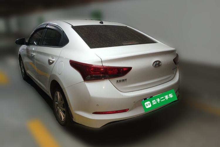 Used Hyundai Verna (new generation) 2016 1.4L Automatic Cool Edition GLS Rear Left 45 Deg